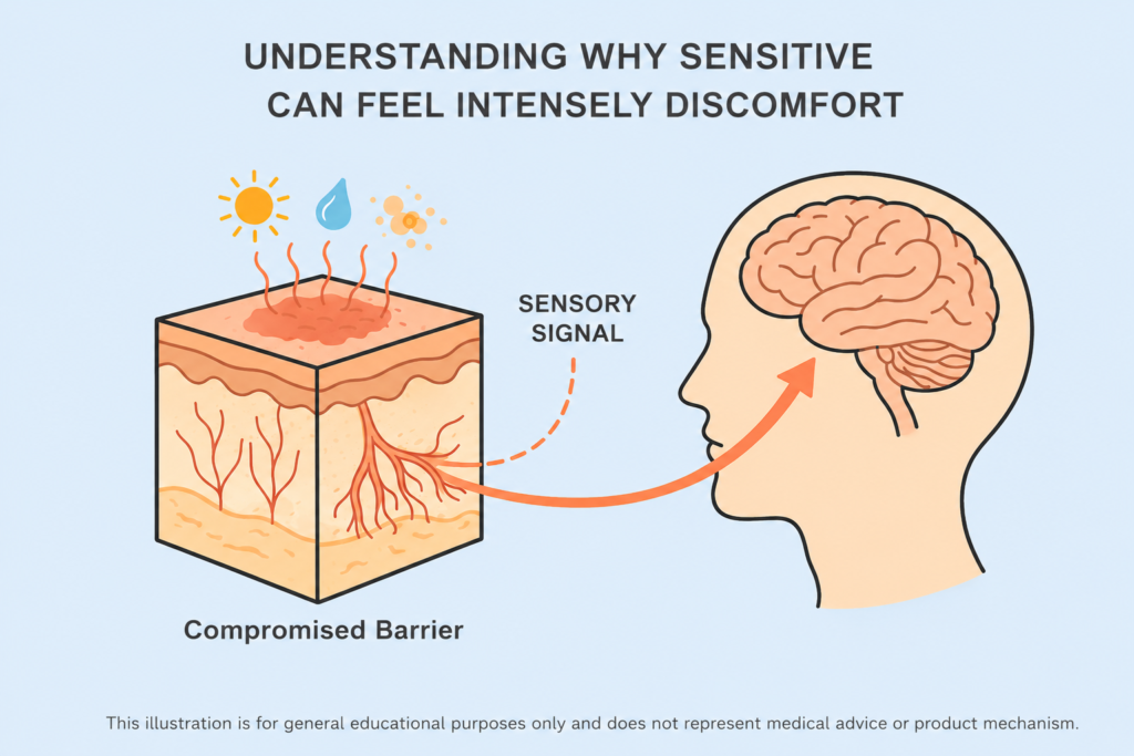 Understanding Why Sensitive Skin Can Feel Intensely Discomfort